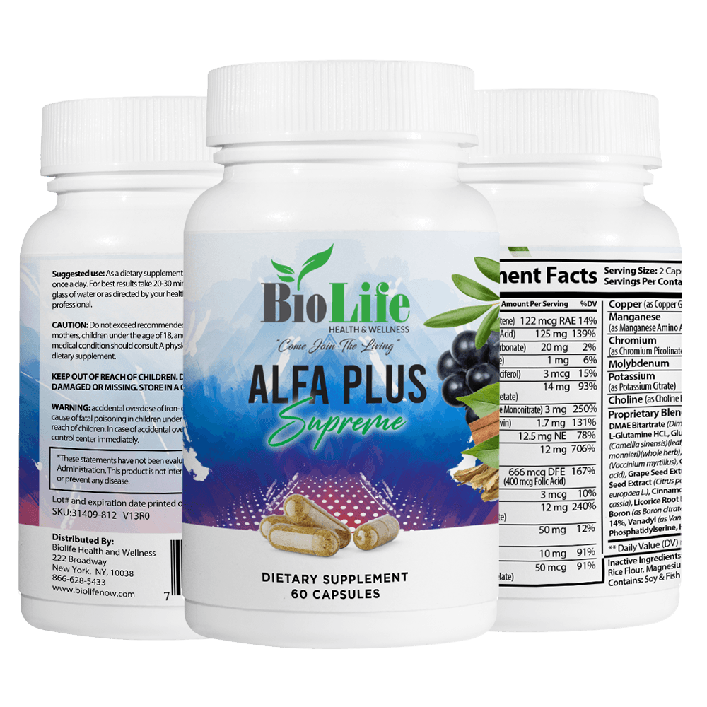 Alfa Plus Supreme Capsules by Biolife