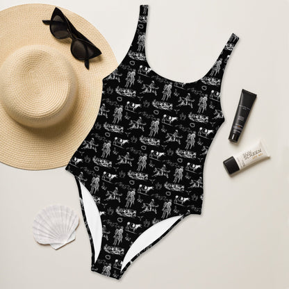 Yeehaw Ranch Way One-Piece Swimsuit by Baha Ranch Western Wear