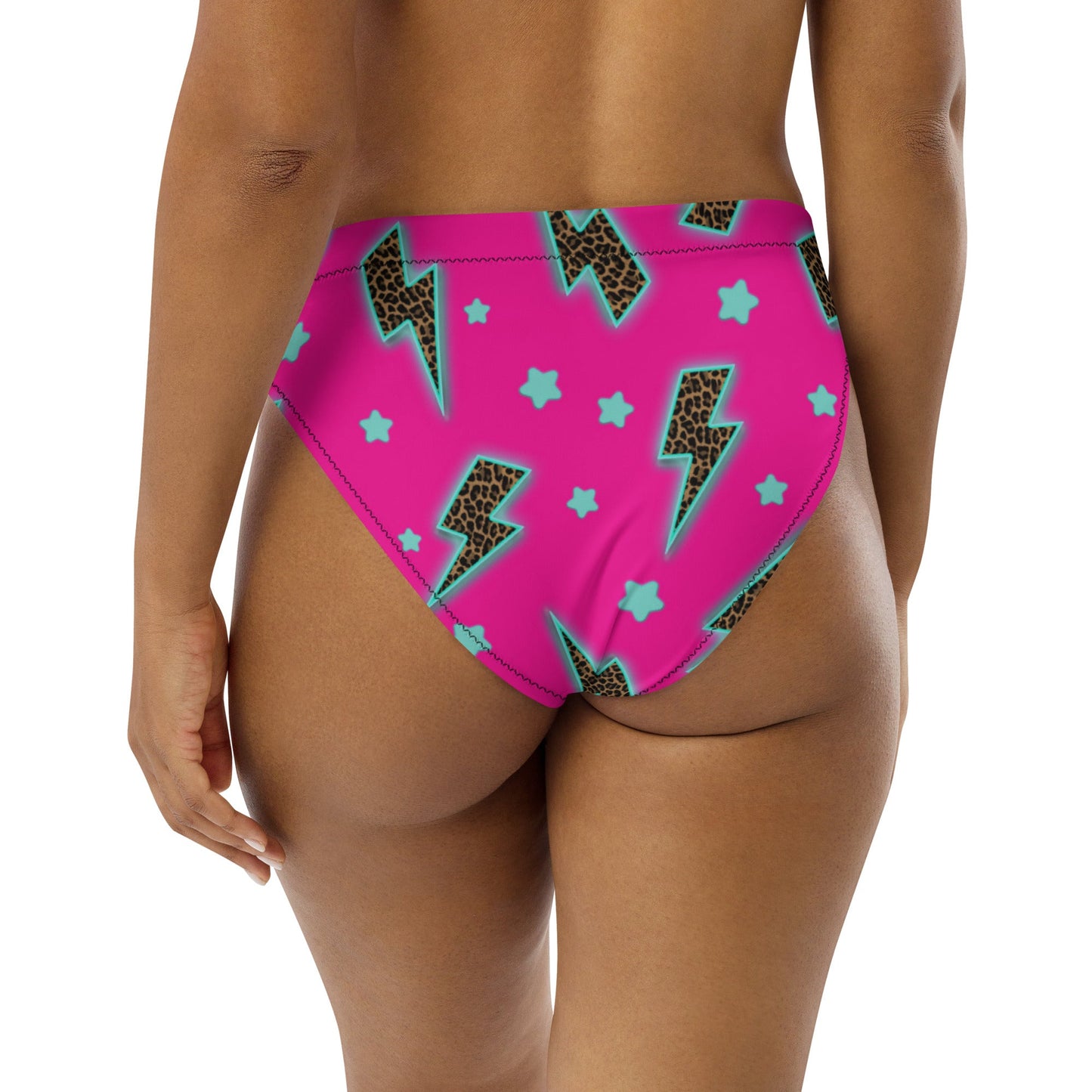 Yeehaw Leopard Lightning Bikini Bottom by Baha Ranch Western Wear