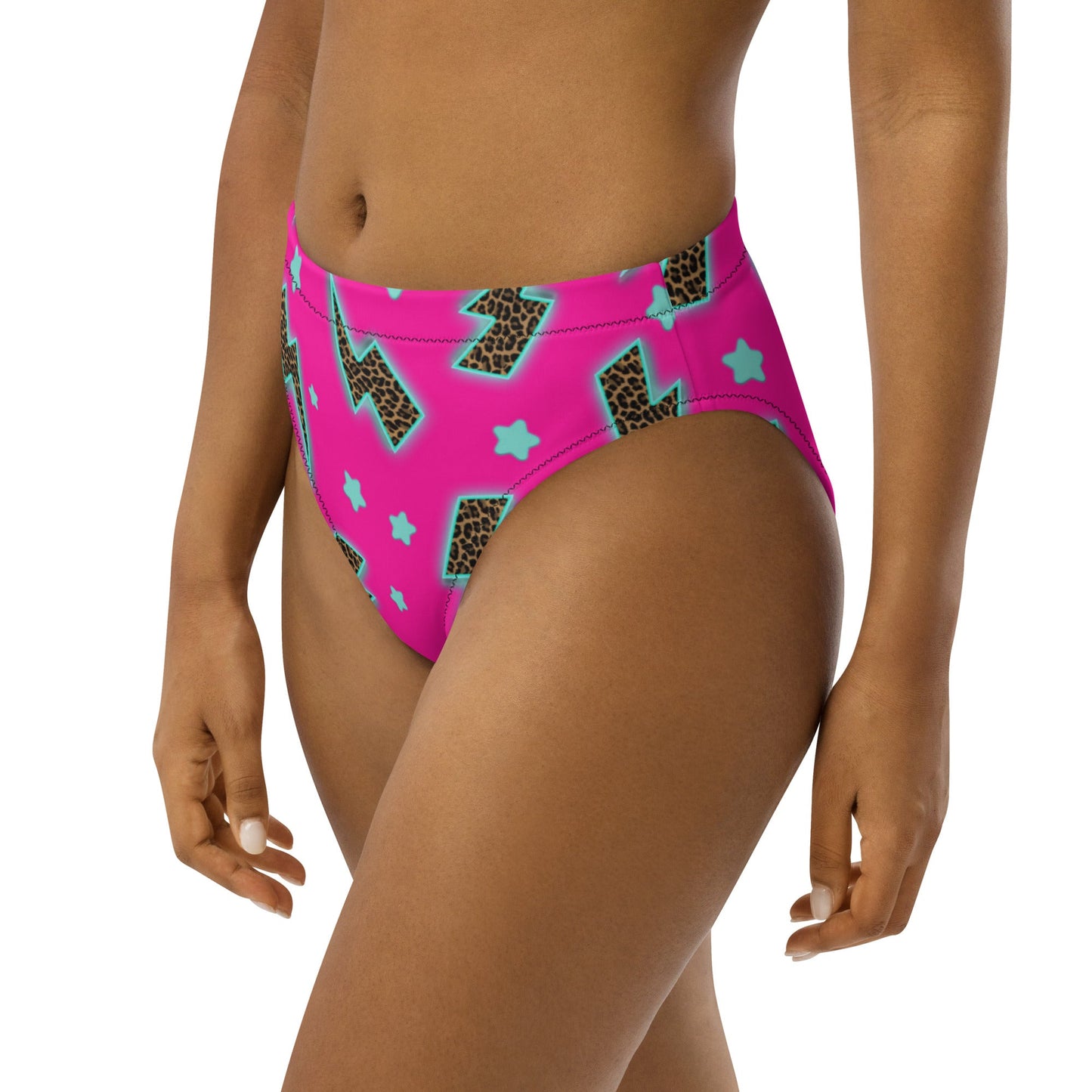 Yeehaw Leopard Lightning Bikini Bottom by Baha Ranch Western Wear