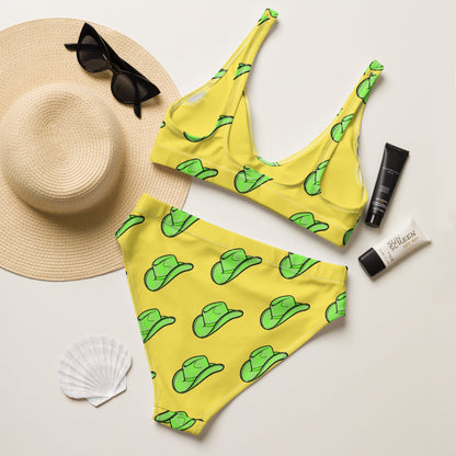 Yeehaw Green Hat Bikini by Baha Ranch Western Wear