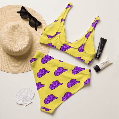 Yeehaw Purple Hat Bikini by Baha Ranch Western Wear