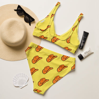 Yeehaw Orange Hat Bikini by Baha Ranch Western Wear