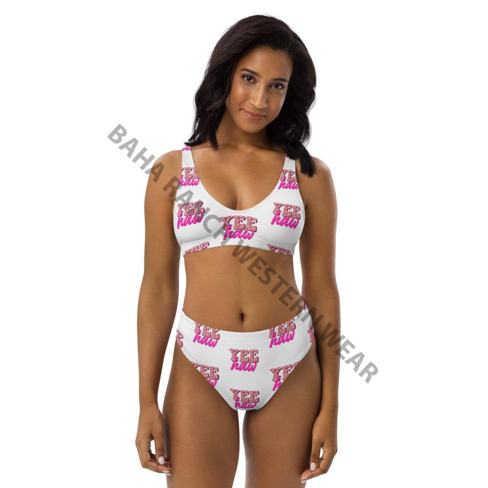 Yeehaw Pink Bikini by Baha Ranch Western Wear