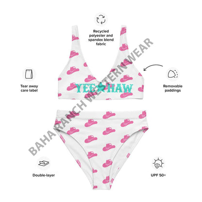 Yeehaw Pink Hat Yeehaw Bikini by Baha Ranch Western Wear