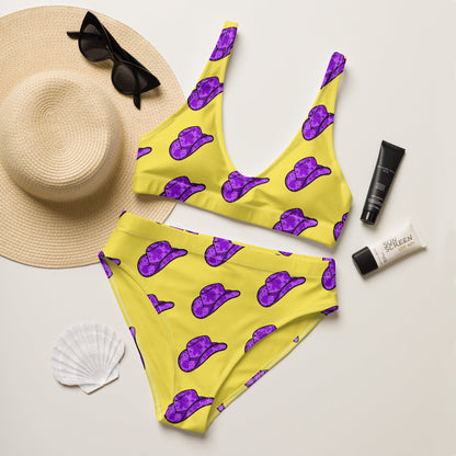 Yeehaw Purple Hat Bikini by Baha Ranch Western Wear