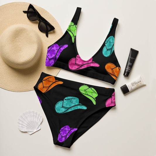 Yeehaw All Neon Hat Bikini by Baha Ranch Western Wear