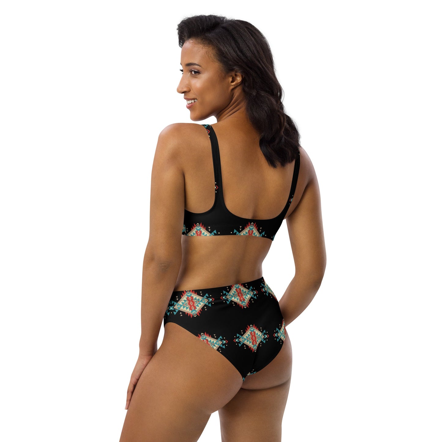 Yeehaw Black Aztec Bikini by Baha Ranch Western Wear