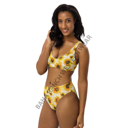 Yeehaw Sunflower Bikini by Baha Ranch Western Wear