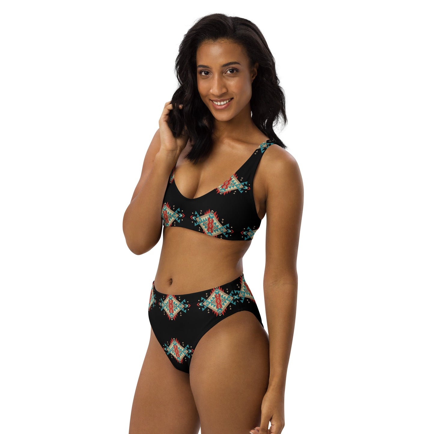 Yeehaw Black Aztec Bikini by Baha Ranch Western Wear