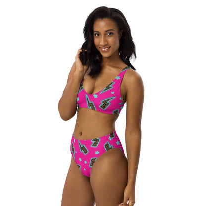 Yeehaw Leopard Lightning Bikini by Baha Ranch Western Wear