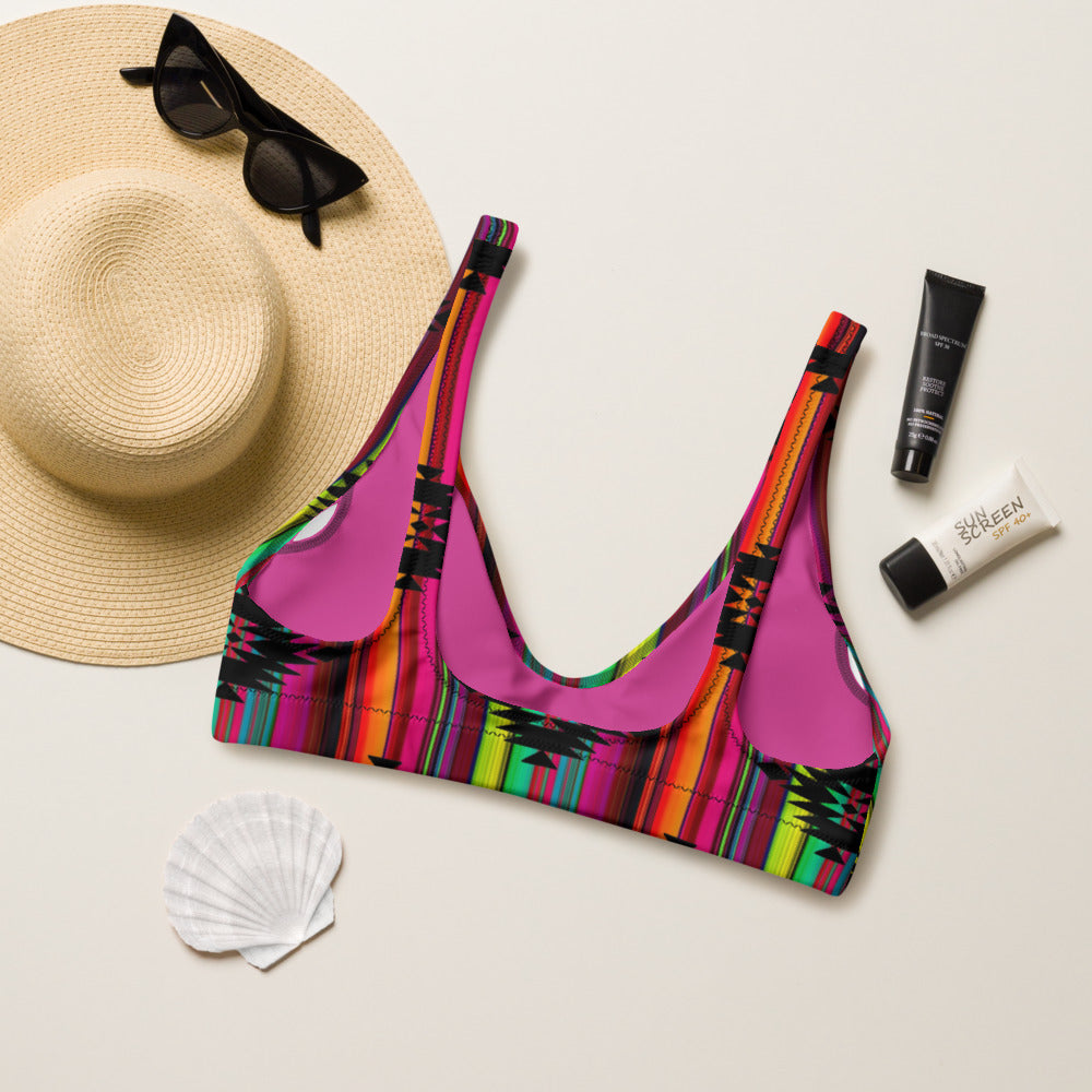 Yeehaw Aztec Serape Bikini Top by Baha Ranch Western Wear