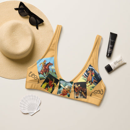 Yeehaw Let's Be Cowboys Bikini Top by Baha Ranch Western Wear