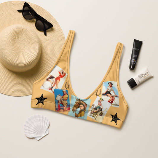 Yeehaw Let's be Cowgirls Bikini Top by Baha Ranch Western Wear