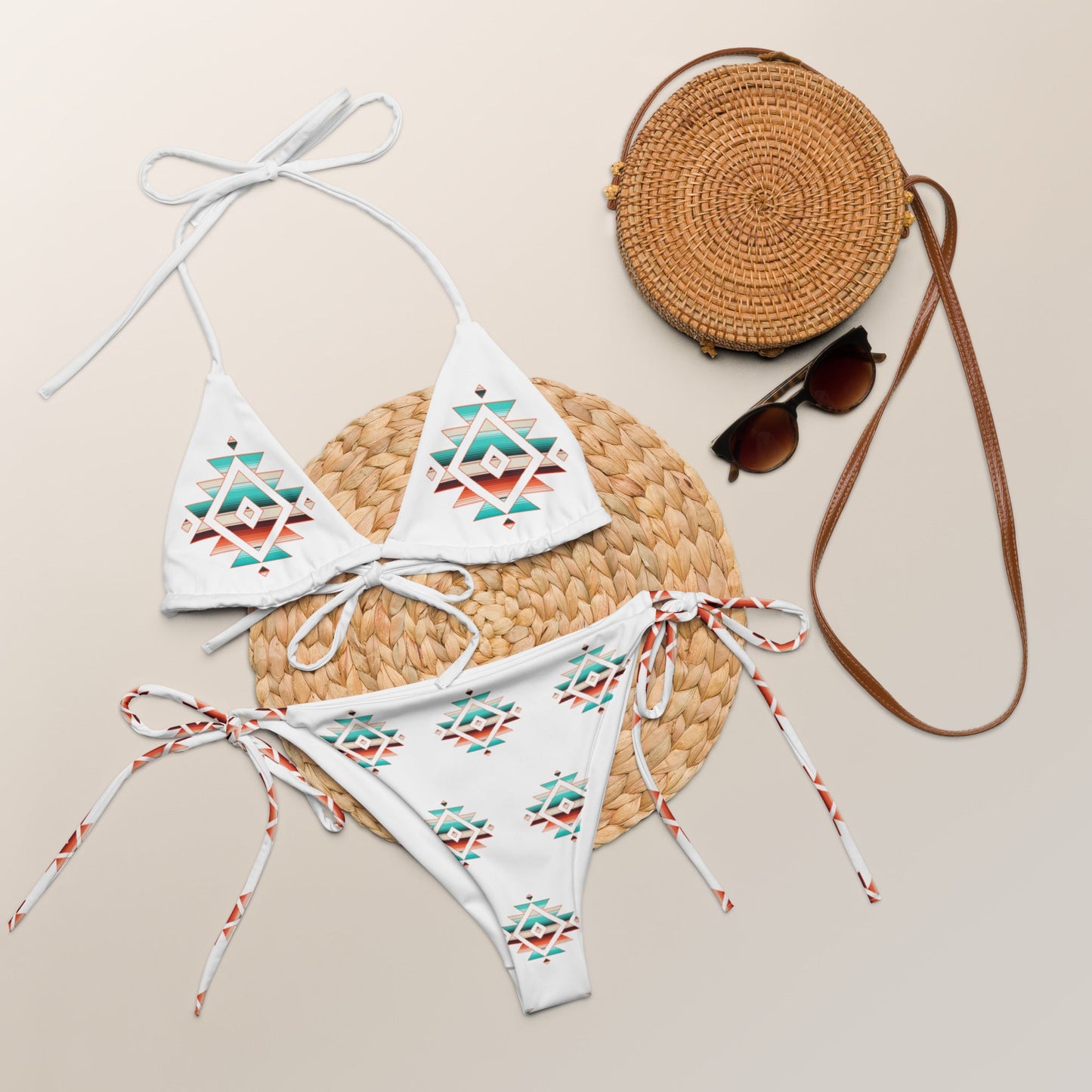 Yeehaw Sedona Aztec String Bikini by Baha Ranch Western Wear