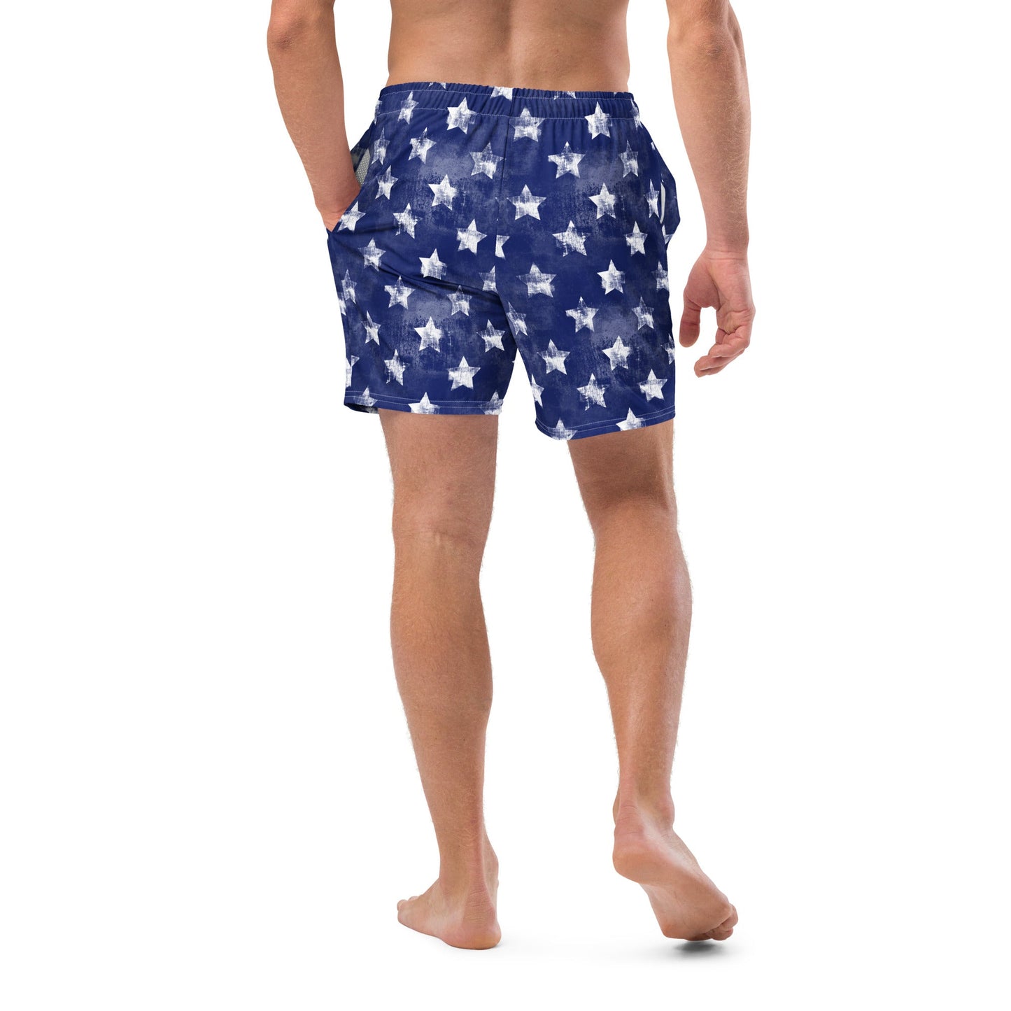 Yeehaw Stars Men's Swim Trunks by Baha Ranch Western Wear