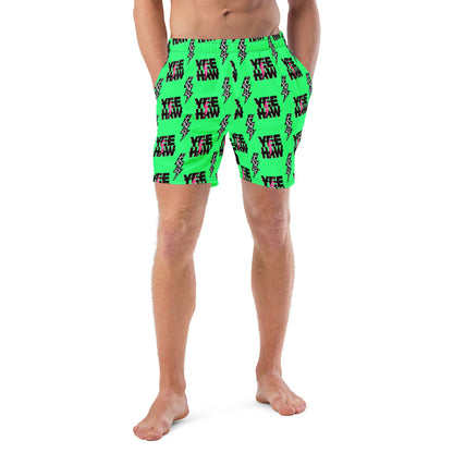 Yeehaw Neon Men's Swim Trunks by Baha Ranch Western Wear