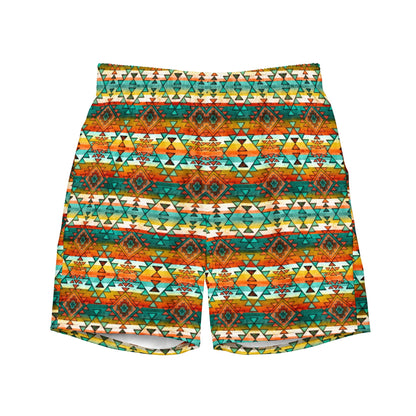 Yeehaw Native Aztec Men's Swim Trunks by Baha Ranch Western Wear