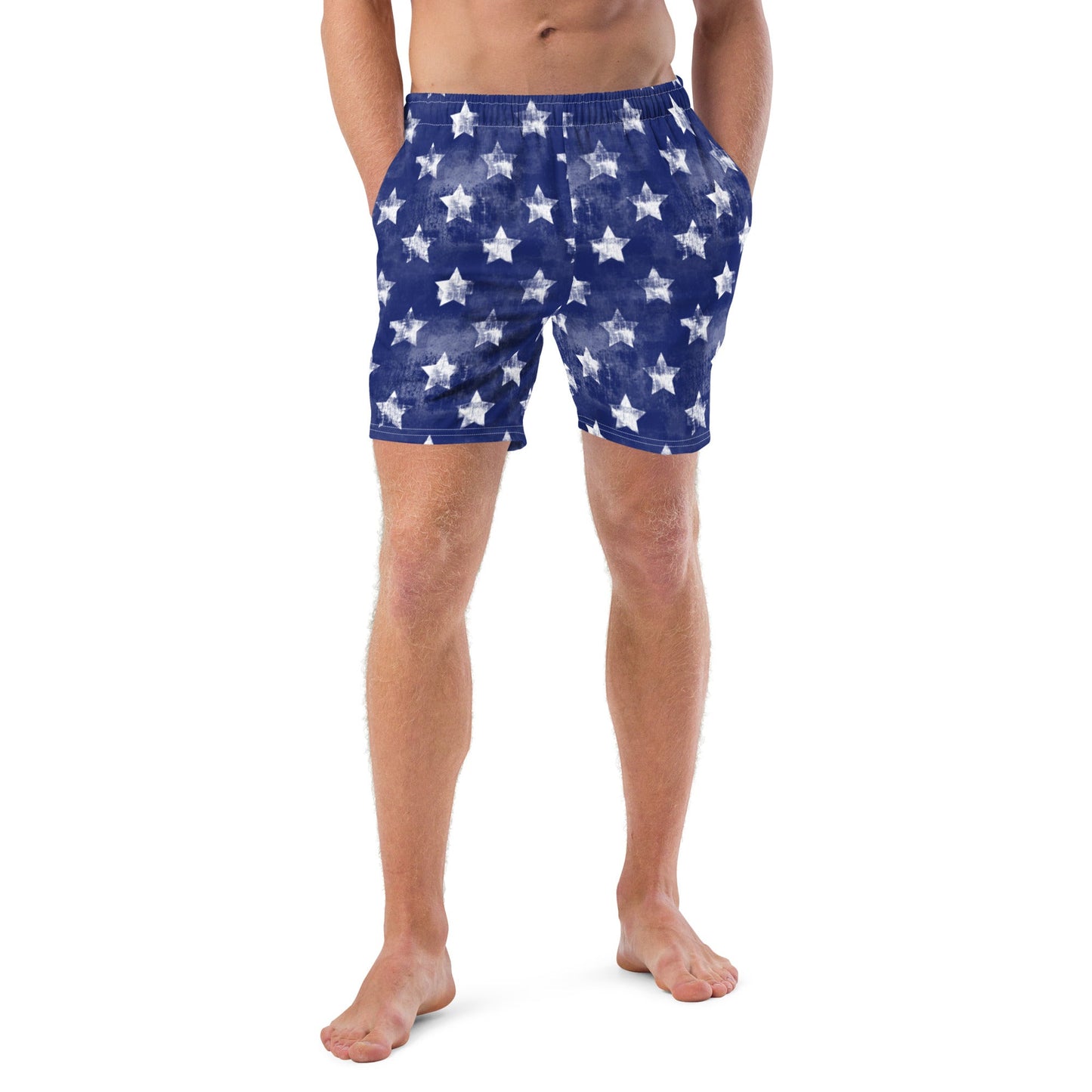 Yeehaw Stars Men's Swim Trunks by Baha Ranch Western Wear