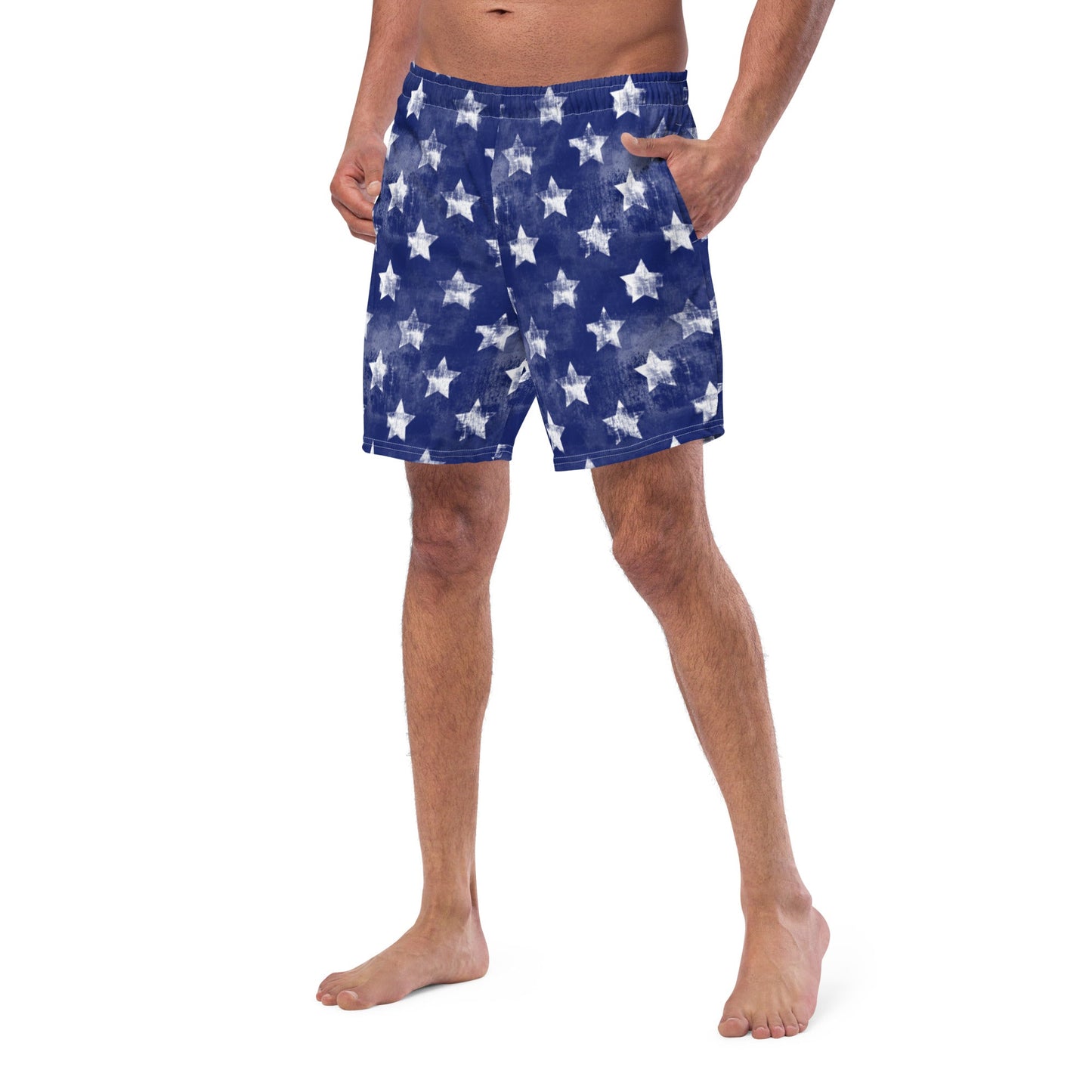 Yeehaw Stars Men's Swim Trunks by Baha Ranch Western Wear