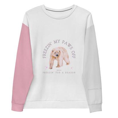 Women's Polar Bear Plunge Sweatshirt by Tropical Seas Clothing