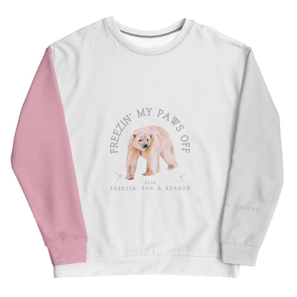 Women's Polar Bear Plunge Sweatshirt by Tropical Seas Clothing