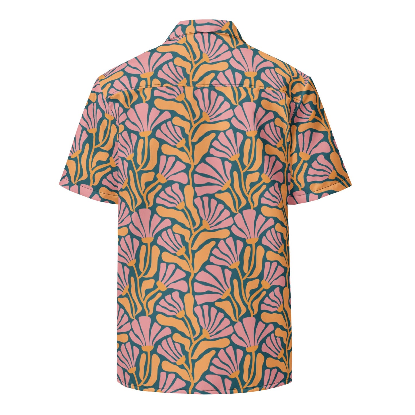 Tropic Orchid Point Button Down Hawaiian Shirt - Coastal Summer 2024 Collection by Tropical Seas Clothing