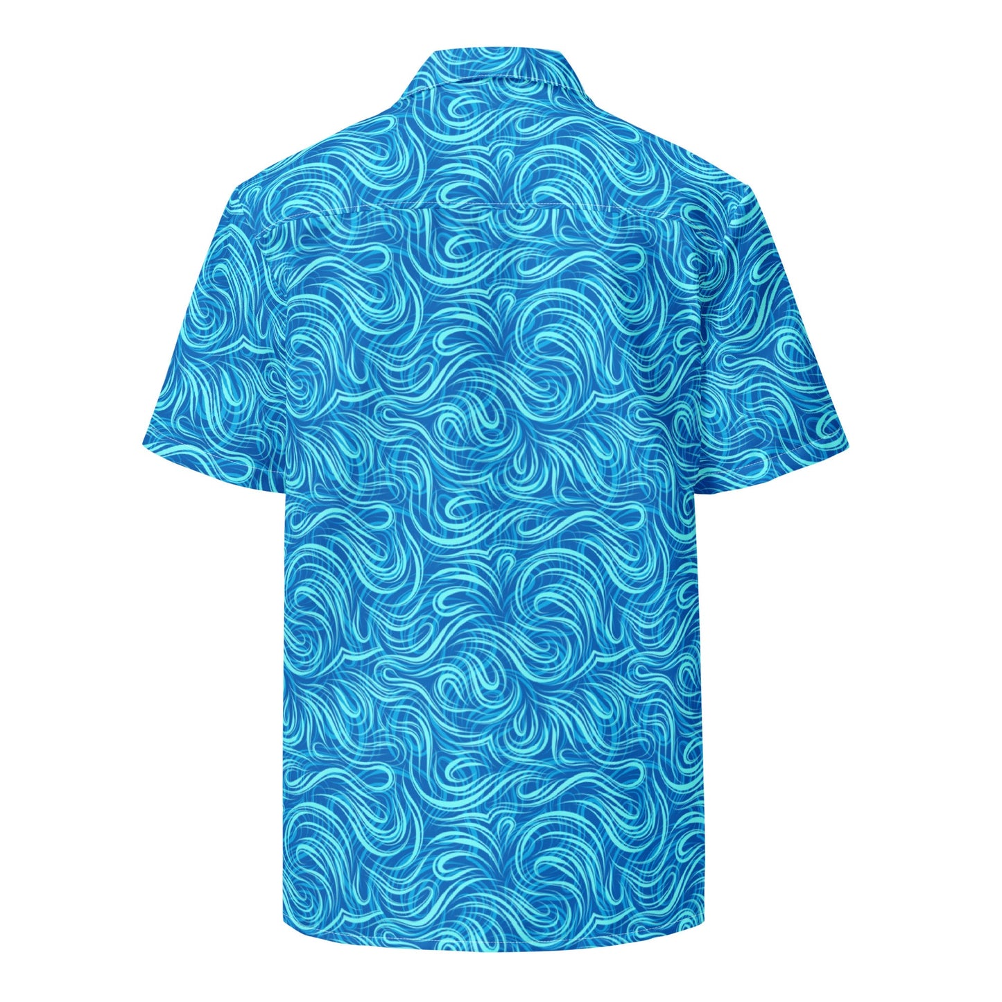 Tsunami Island Party Button Down Hawaiian Shirt - Coastal Summer 2024 Collection by Tropical Seas Clothing