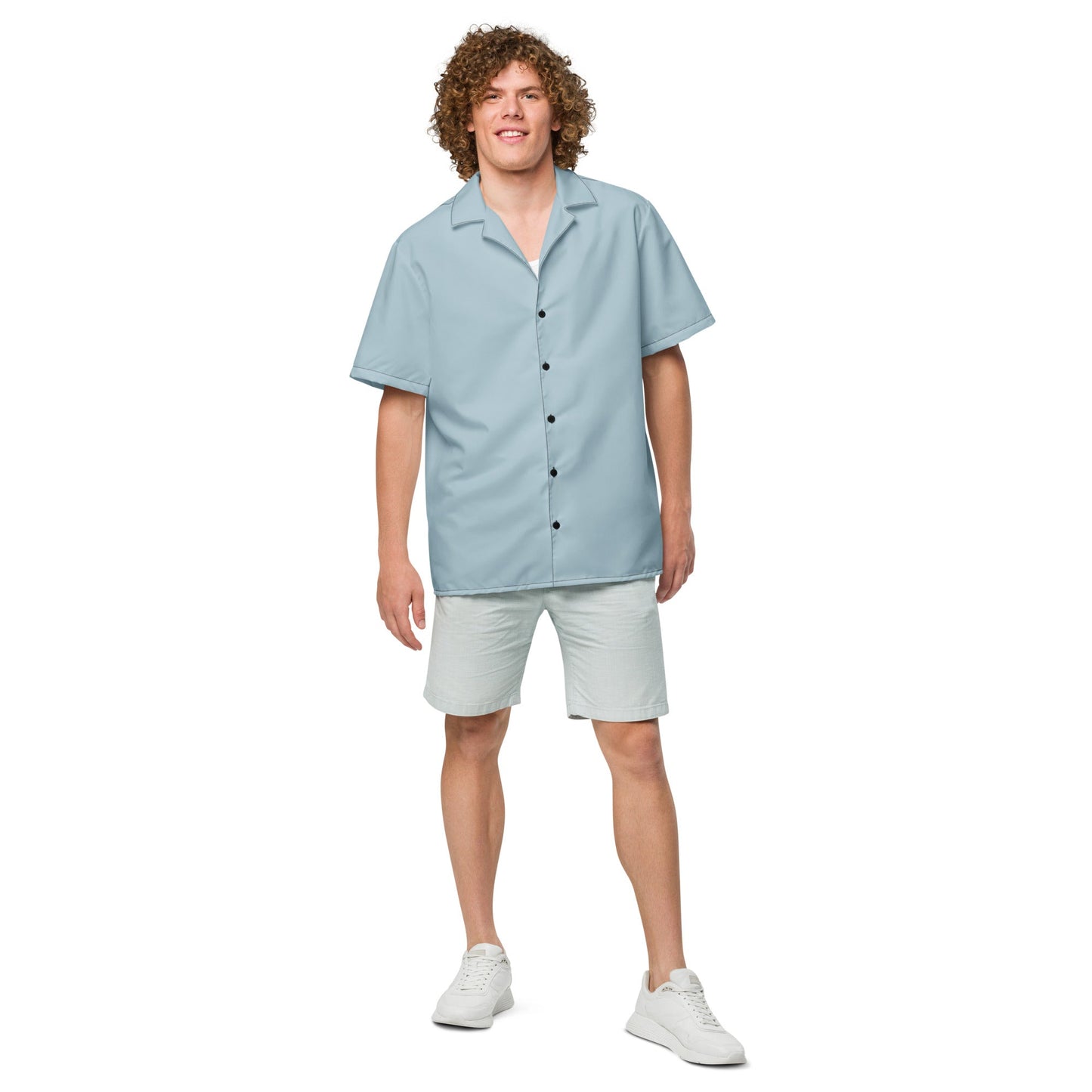 Shark Skin Blue button shirt by Tropical Seas Clothing