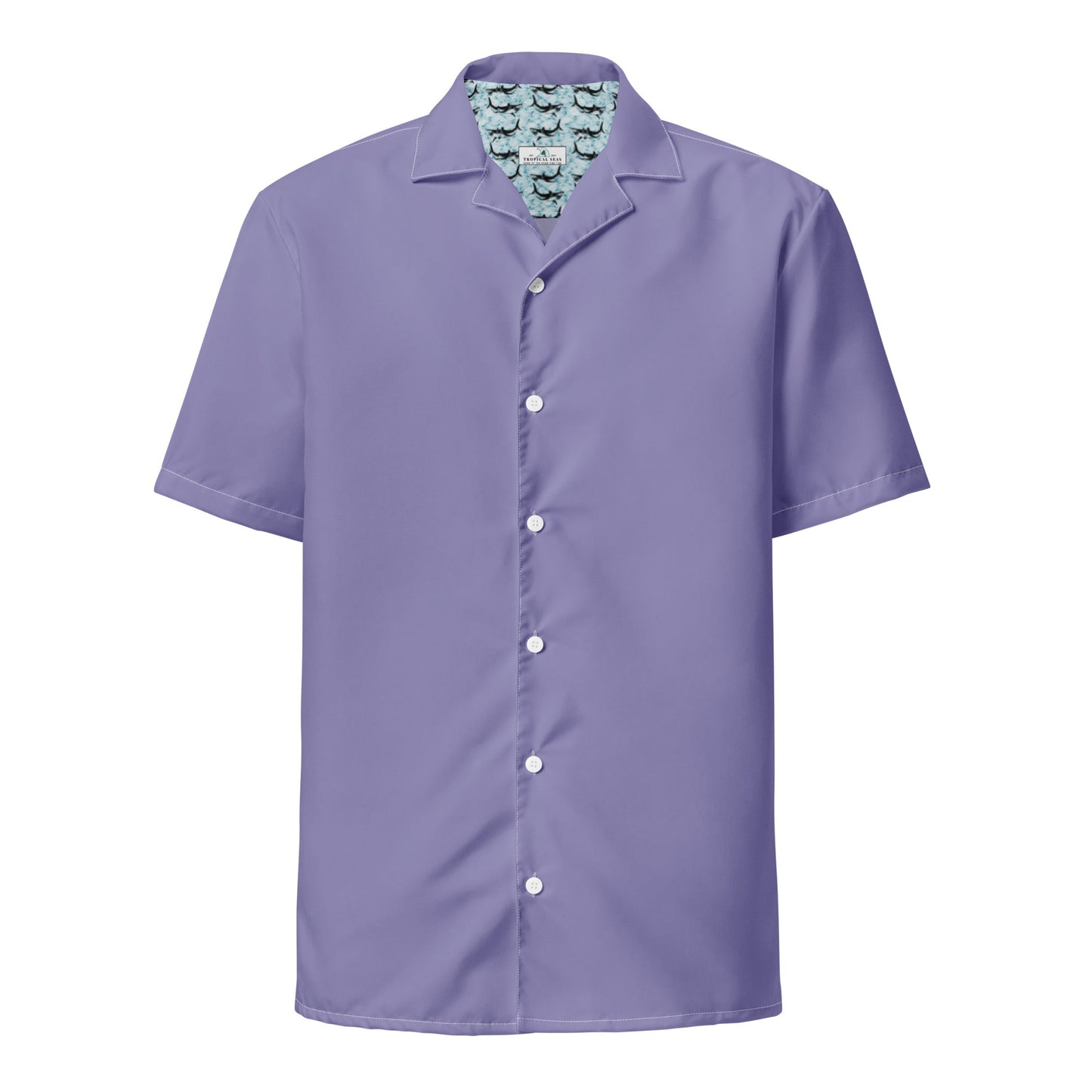 Urchin Purple button shirt by Tropical Seas Clothing