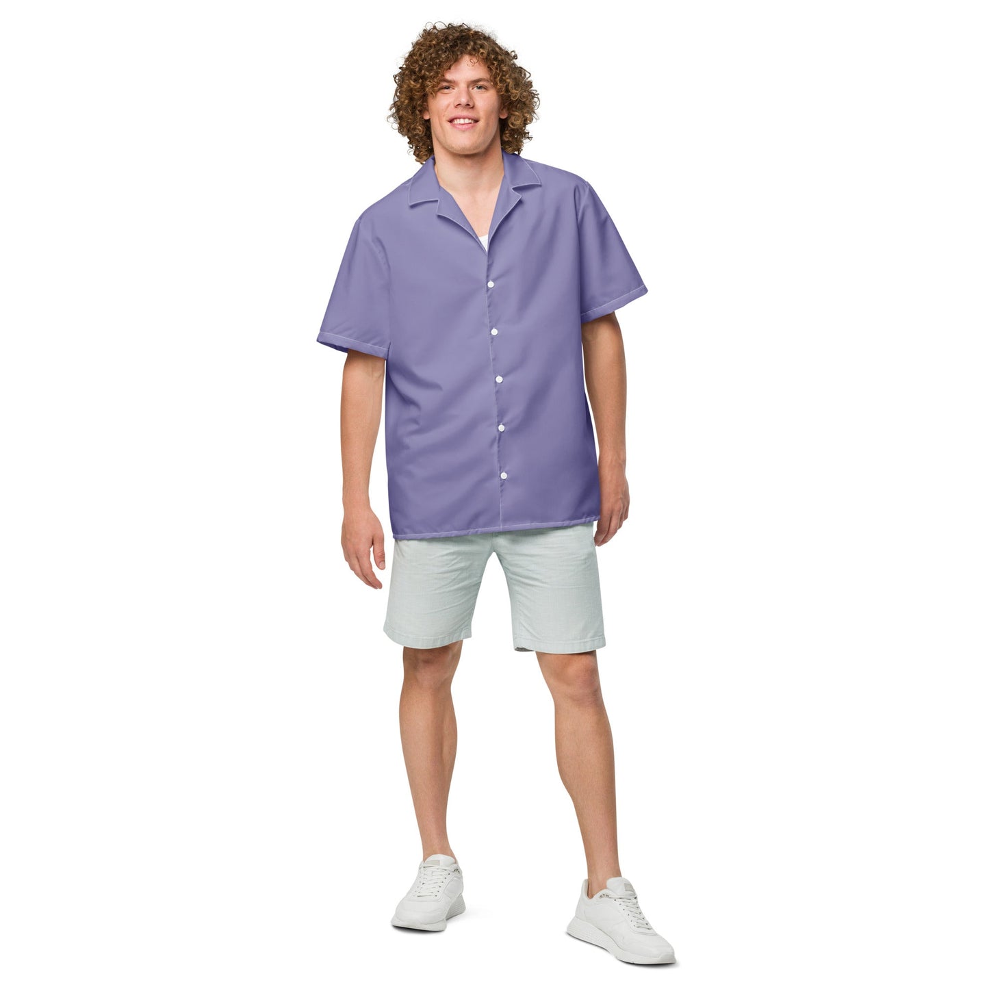 Urchin Purple button shirt by Tropical Seas Clothing