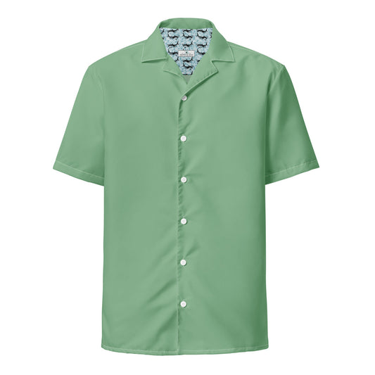 Palm Green button shirt by Tropical Seas Clothing