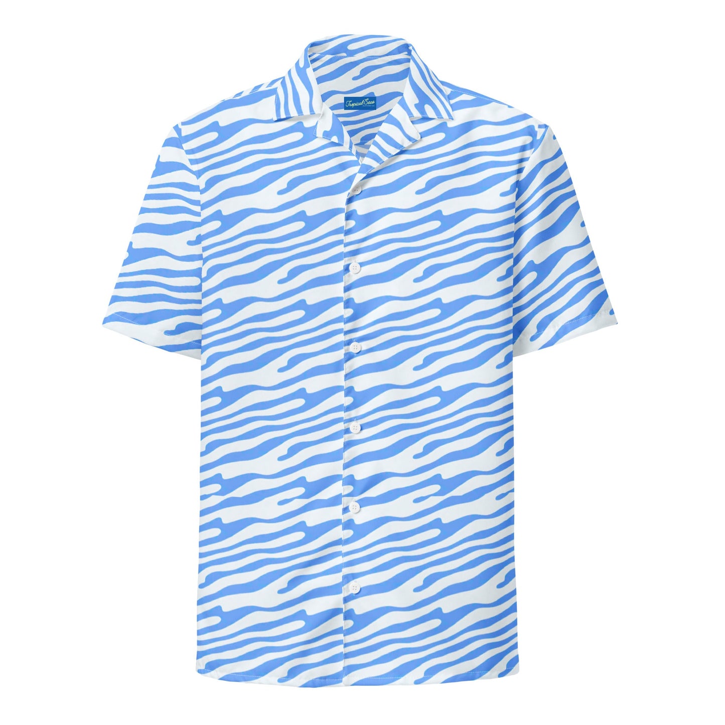 Ocean Blue button shirt by Tropical Seas Clothing