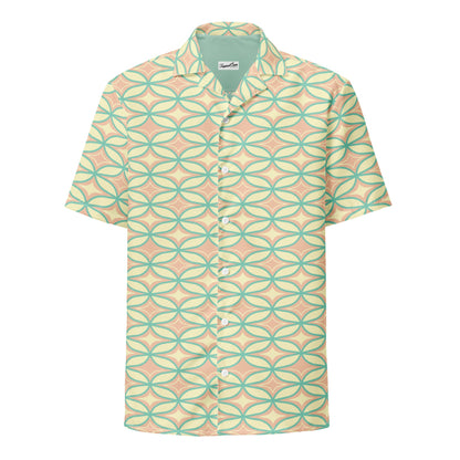 Tropic Shades Villa Hawaiian Shirt - Coastal Summer 2024 Collection by Tropical Seas Clothing