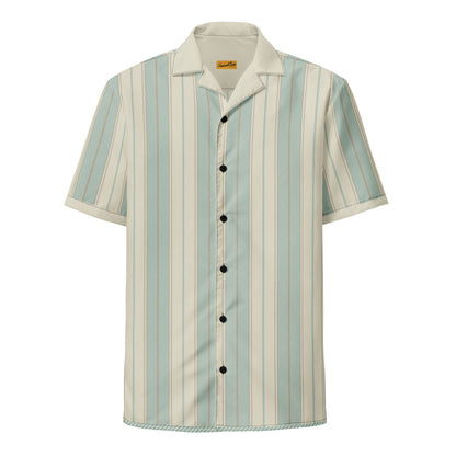 Vintage Yacht Haven Performance Button Down Shirt | Brinks Island Collection by Tropical Seas Clothing