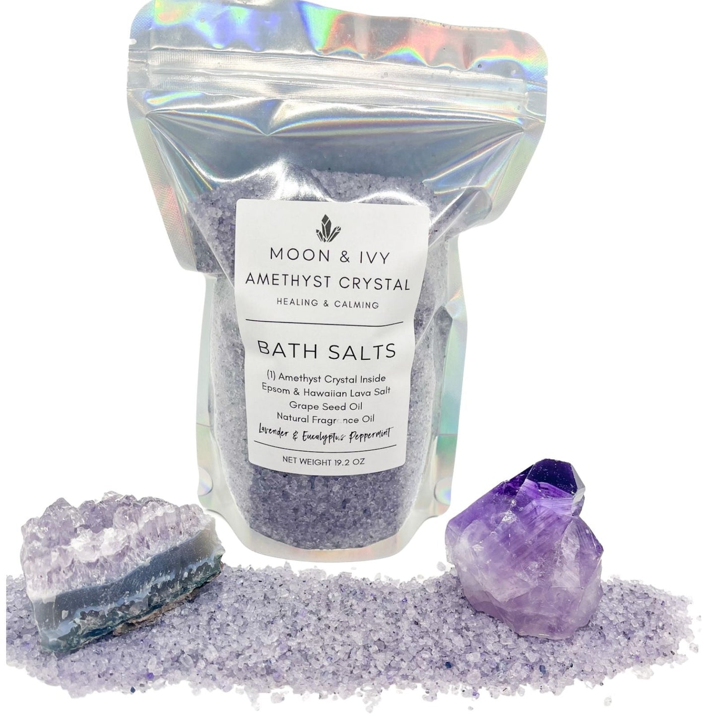 AMETHYST CRYSTAL BATH SALTS by Moon & Ivy