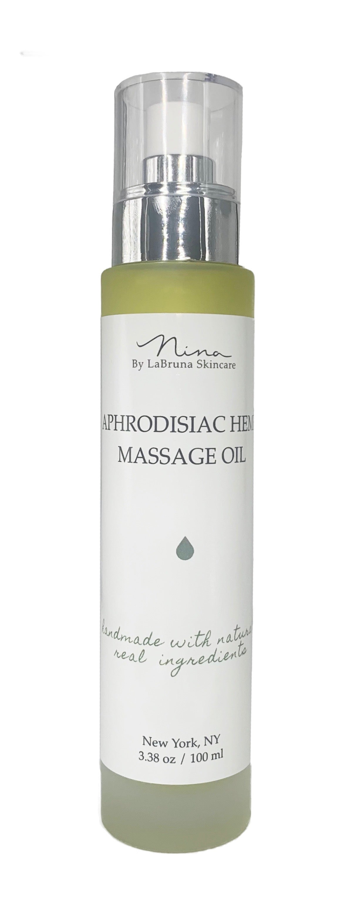 Aphrodisiac Hemp Massage Oil by LaBruna Skincare