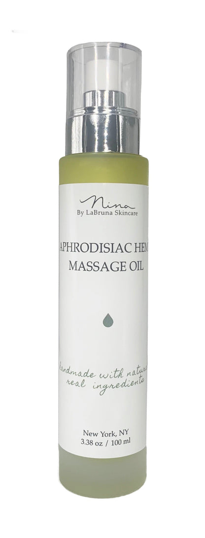 Aphrodisiac Hemp Massage Oil by LaBruna Skincare