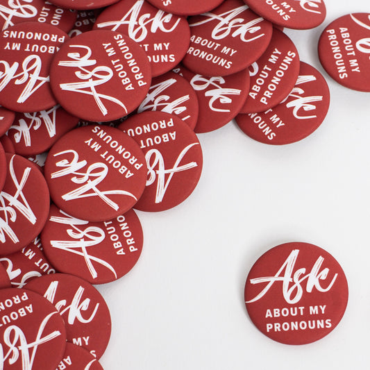 Pronoun Buttons by Music City Creative