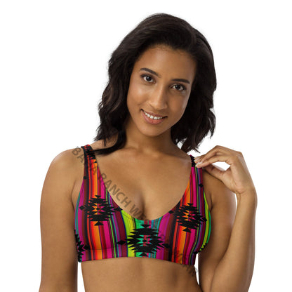 Yeehaw Aztec Serape Bikini Top by Baha Ranch Western Wear