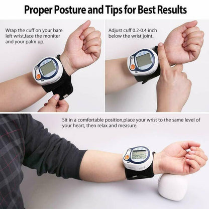 Wrist Blood Pressure Monitor by YouCanLearnThis.com Shop