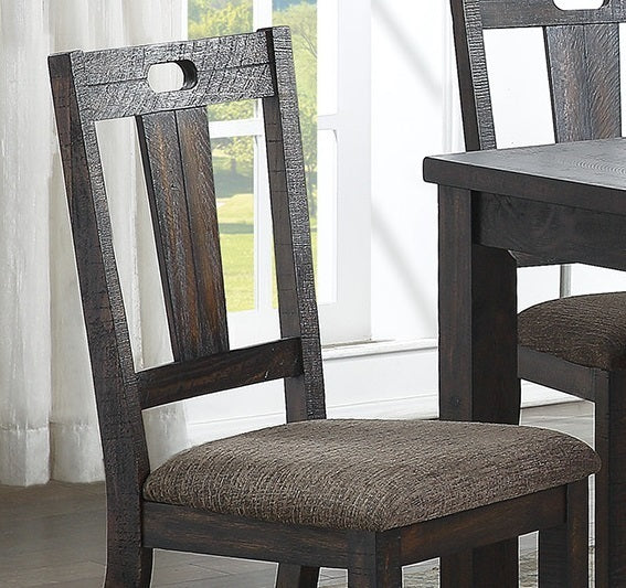 Simple Elegant Design Wooden Chairs Dining Room 2pcs Chairs Cushion Seats