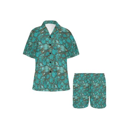 All Turquoise Women's Pajama Set by Baha Ranch Western Wear