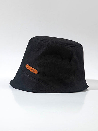 Original Letter Solid Color Casual Fisherman Hat by migunica