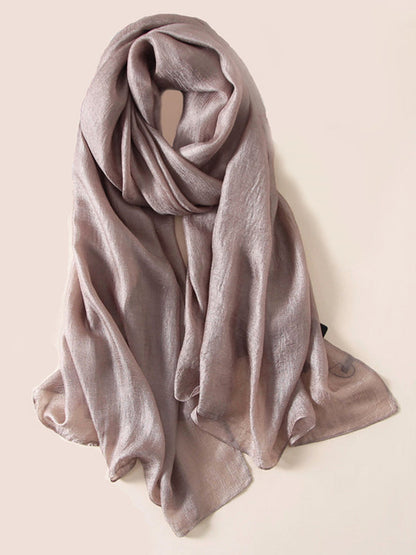 Wrap Keep Warm Solid Color Sun Protection Scarf by migunica