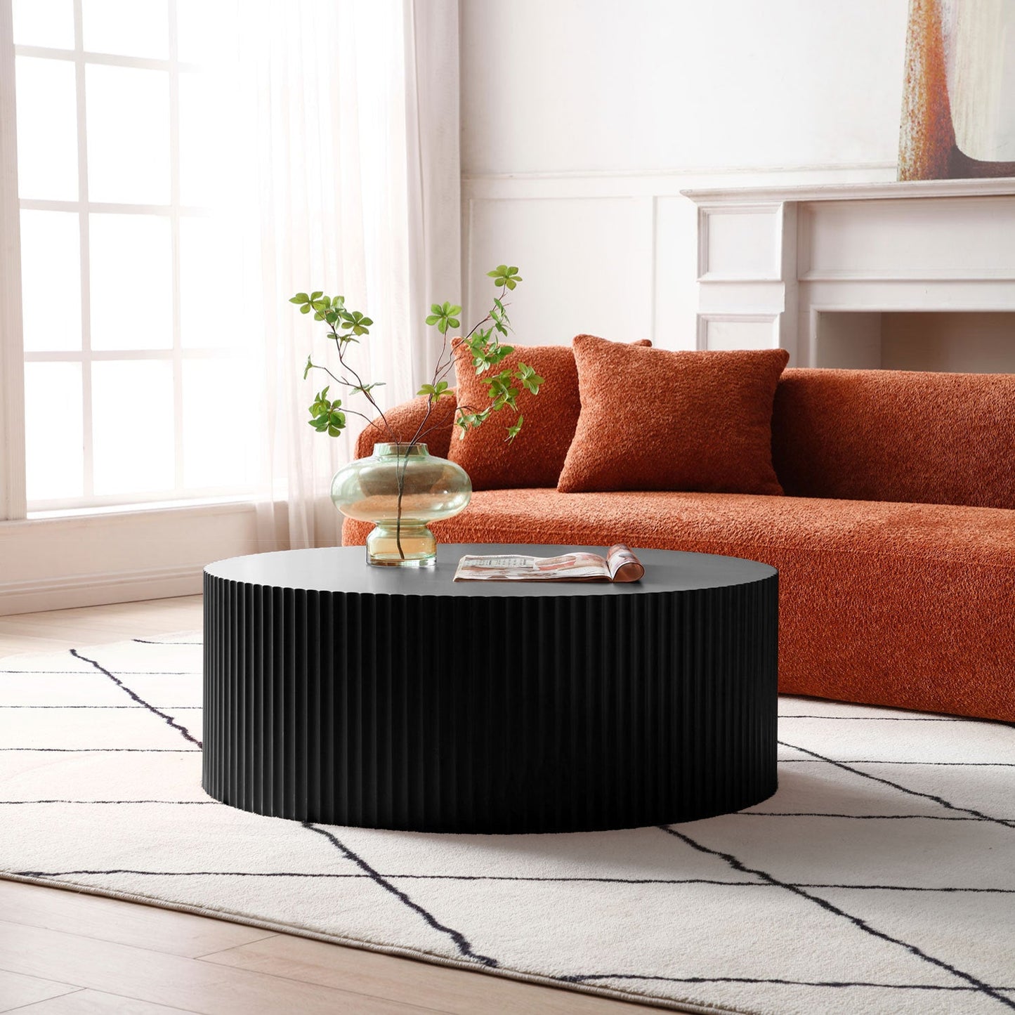 Sleek and Modern Round Coffee Table by Blak Hom