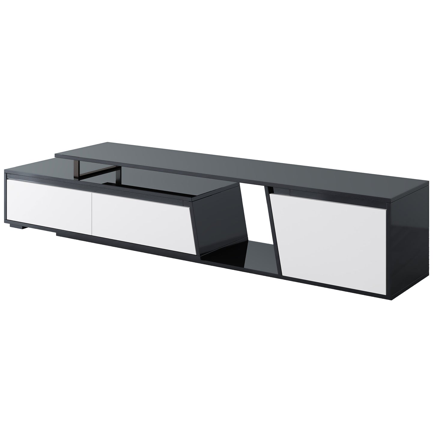 Modern Minimalist Extendable TV Stand by Blak Hom