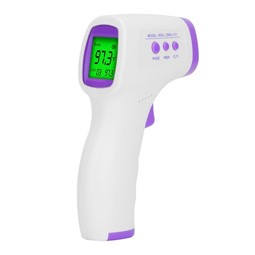 Digital Infrared Thermometer Non-contact Forehead Body Thermometer Surface Room Instant Accurate Reading w/ 32 Memories - White by VYSN