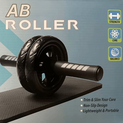 Ab Roller Wheel with Kneeling Pad for Abdominal and Core Strength Training for Men and Women by Jupiter Gear Home