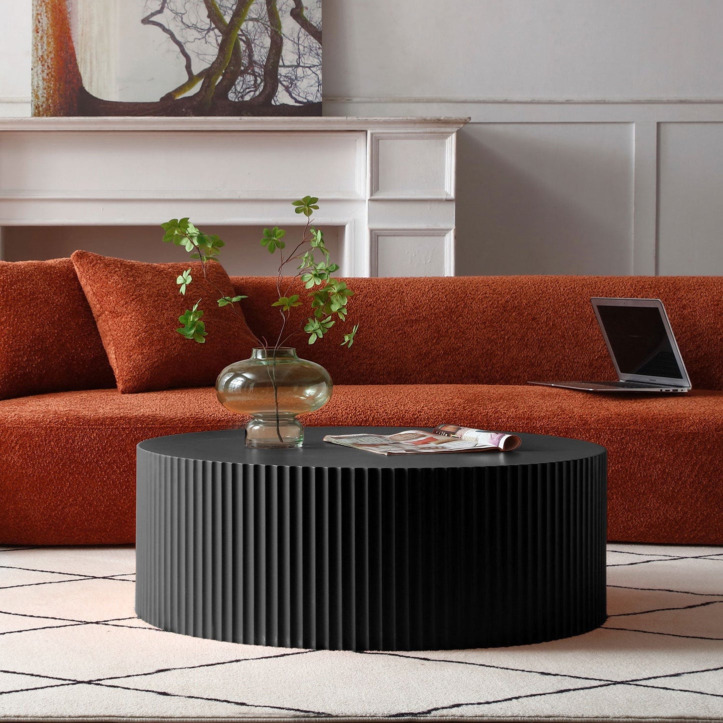 Sleek and Modern Round Coffee Table by Blak Hom